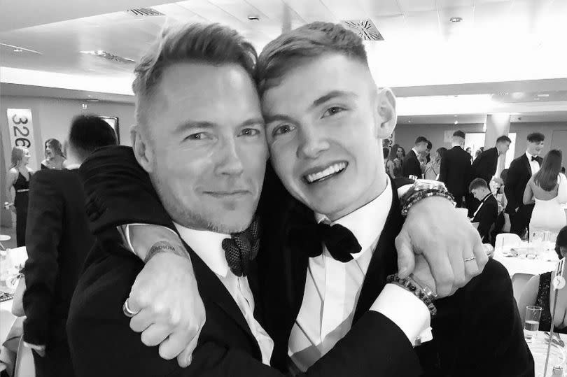 Ronan Keating and son Jack