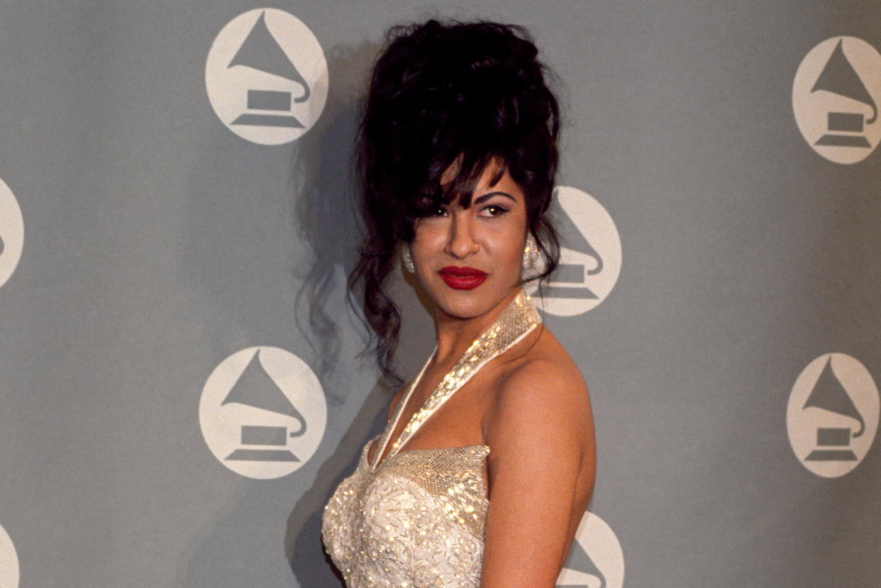 Selena Quintanilla Receives Grammy Award. - Credit: Larry Busacca/Getty Images
