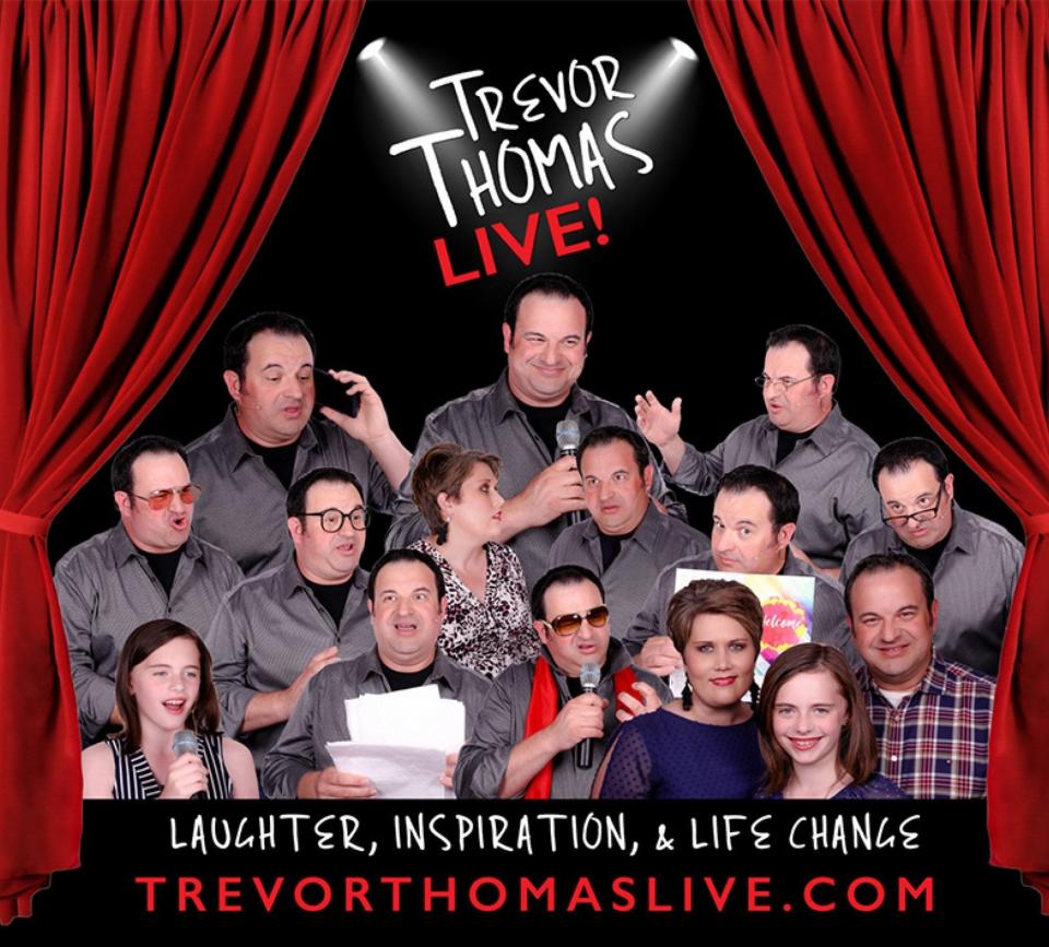 Christian entertainer Trevor Thomas will perform Wednesday at Coteau Baptist Church.