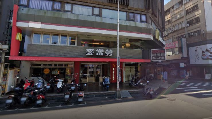 台中一中商圈尊賢店麥當勞宣布月底熄燈。（示意圖／翻攝自google map）