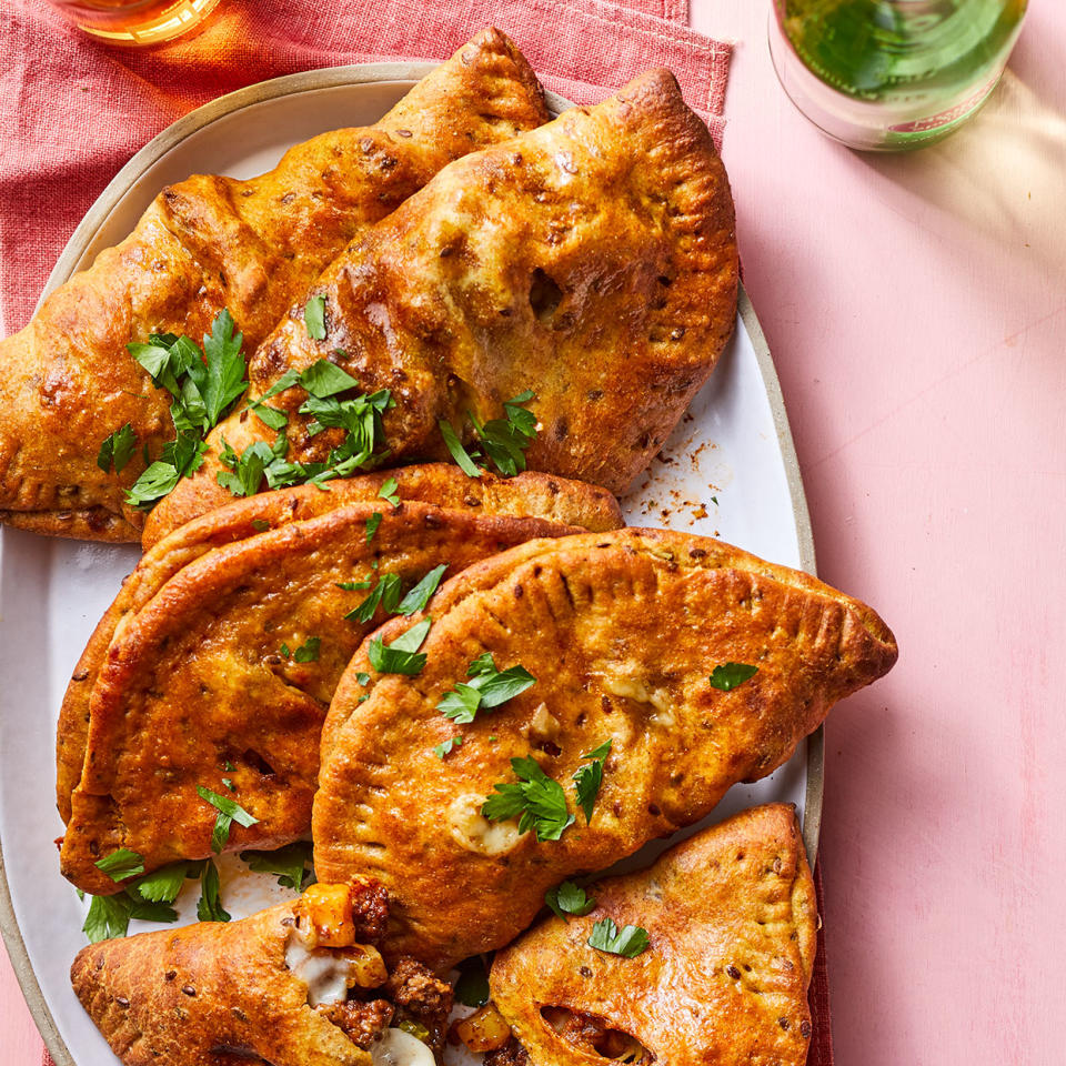 Hand Pies with Curried Beef & Peas