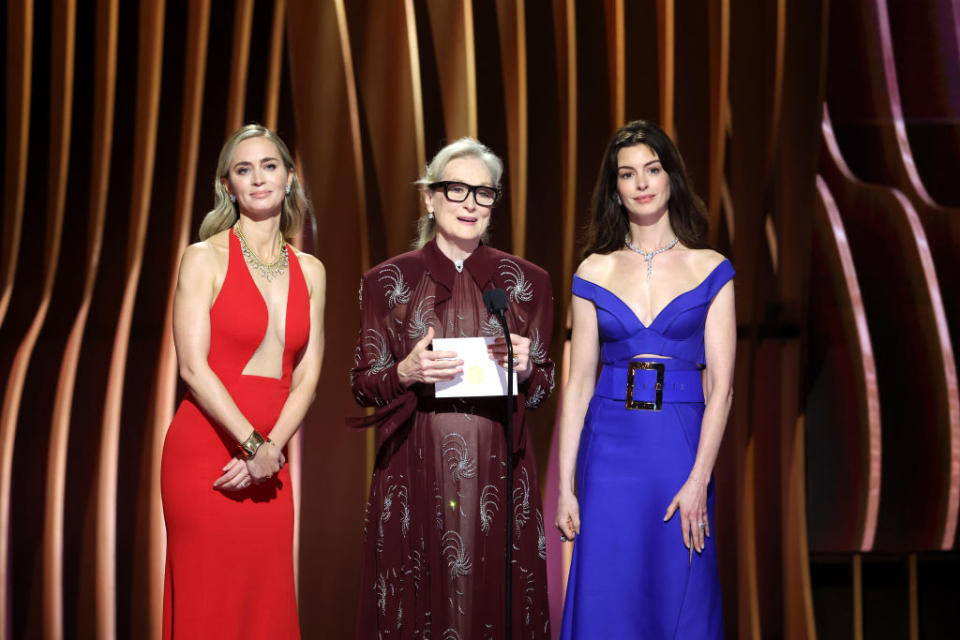 Emily Blunt, Meryl Streep, and Anne Hathaway