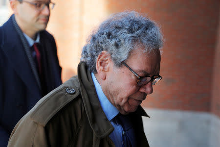 John Kapoor, the billionaire founder of Insys Therapeutics Inc, arrives at the federal courthouse for the first day of the trial accusing Insys executives of a wide-ranging scheme to bribe doctors to prescribe an addictive opioid medication, in Boston, Massachusetts, U.S., January 28, 2019. REUTERS/Brian Snyder