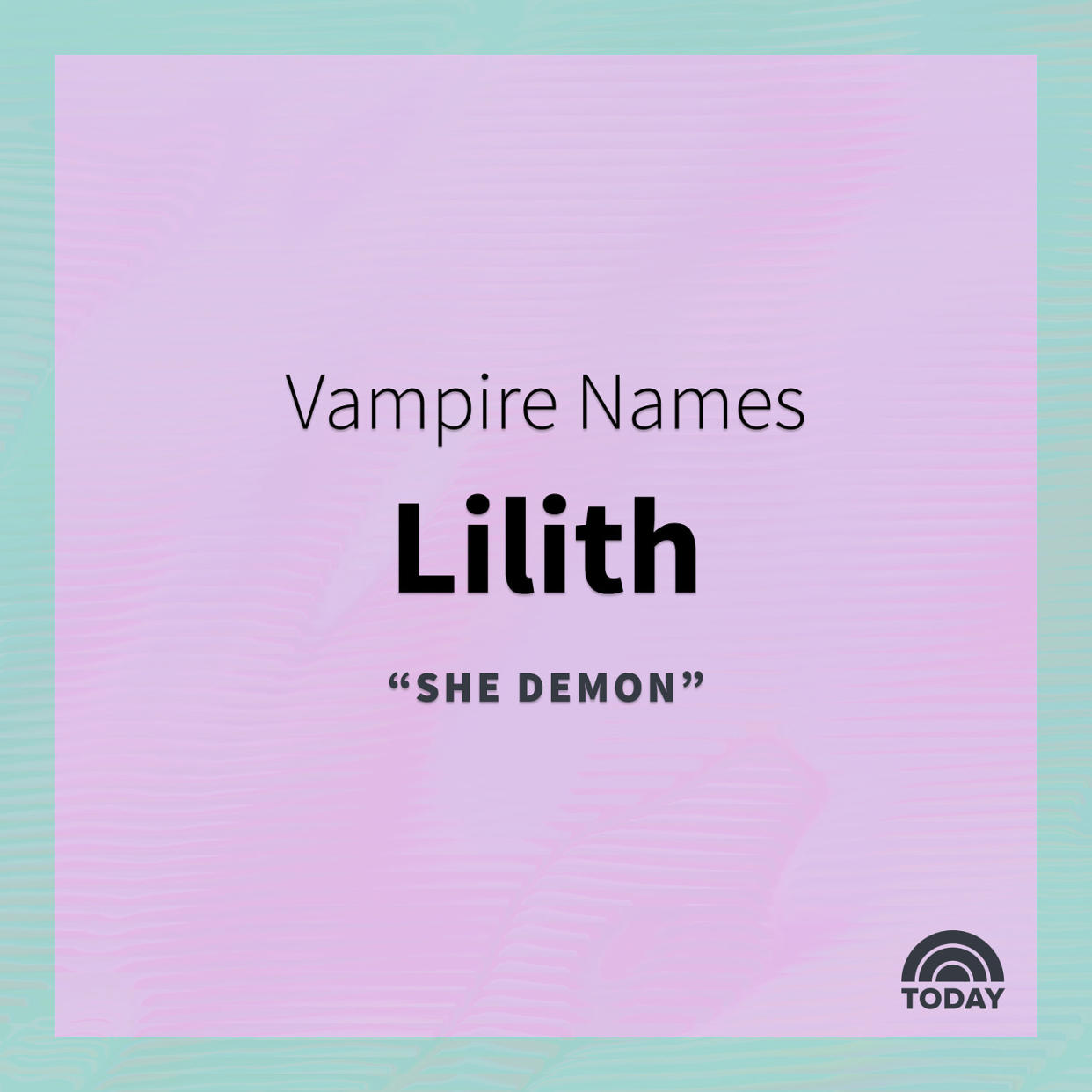 Vampire Names