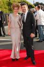 WELLINGTON, NEW ZEALAND - NOVEMBER 28: Andy Serkis, who plays Gollum, and wife Lorraine Ashbourne arrive at the "The Hobbit: An Unexpected Journey" World Premiere at Embassy Theatre on November 28, 2012 in Wellington, New Zealand. (Photo by Hagen Hopkins/Getty Images)