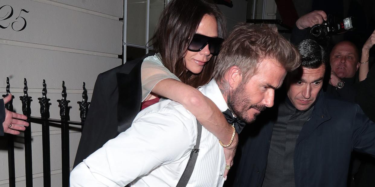 victoria beckham 50th birthday party