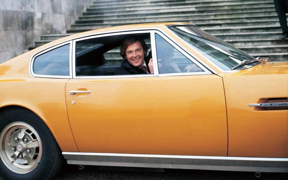 roger moore aston martin the persuaders - Credit: Alamy