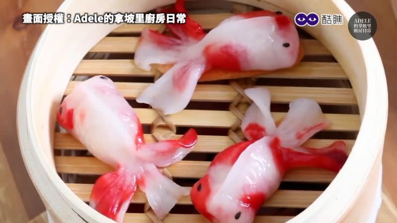 ▲ 爆紅「金魚蝦餃」食譜大公開，超逼真成品讓網友直喊捨不得吃！（圖／Adele的拿坡里廚房日常 授權）  