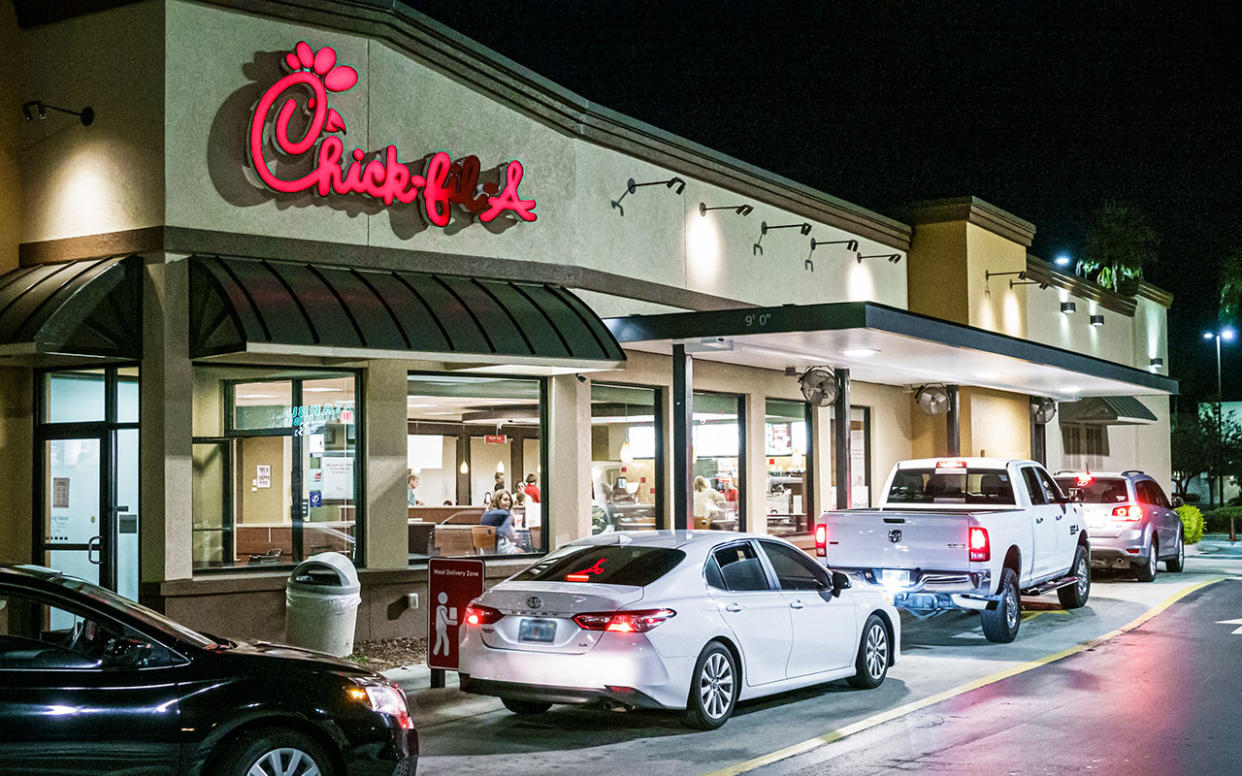 Chick-fil-A drive thru