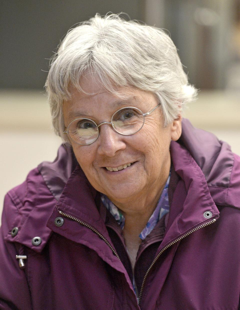 Sister Mary Miller, former Emmaus Ministries director, is pictured in October 2015 at the Emmaus Soup Kitchen at 218 E. 11th St., Erie. Miller died on May 14, 2023, at the age of 81.