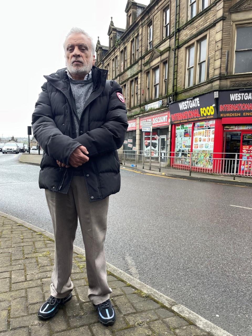 Shopkeeper Geo Khan went to the young woman’s aid (Dave Higgens/PA Wire)