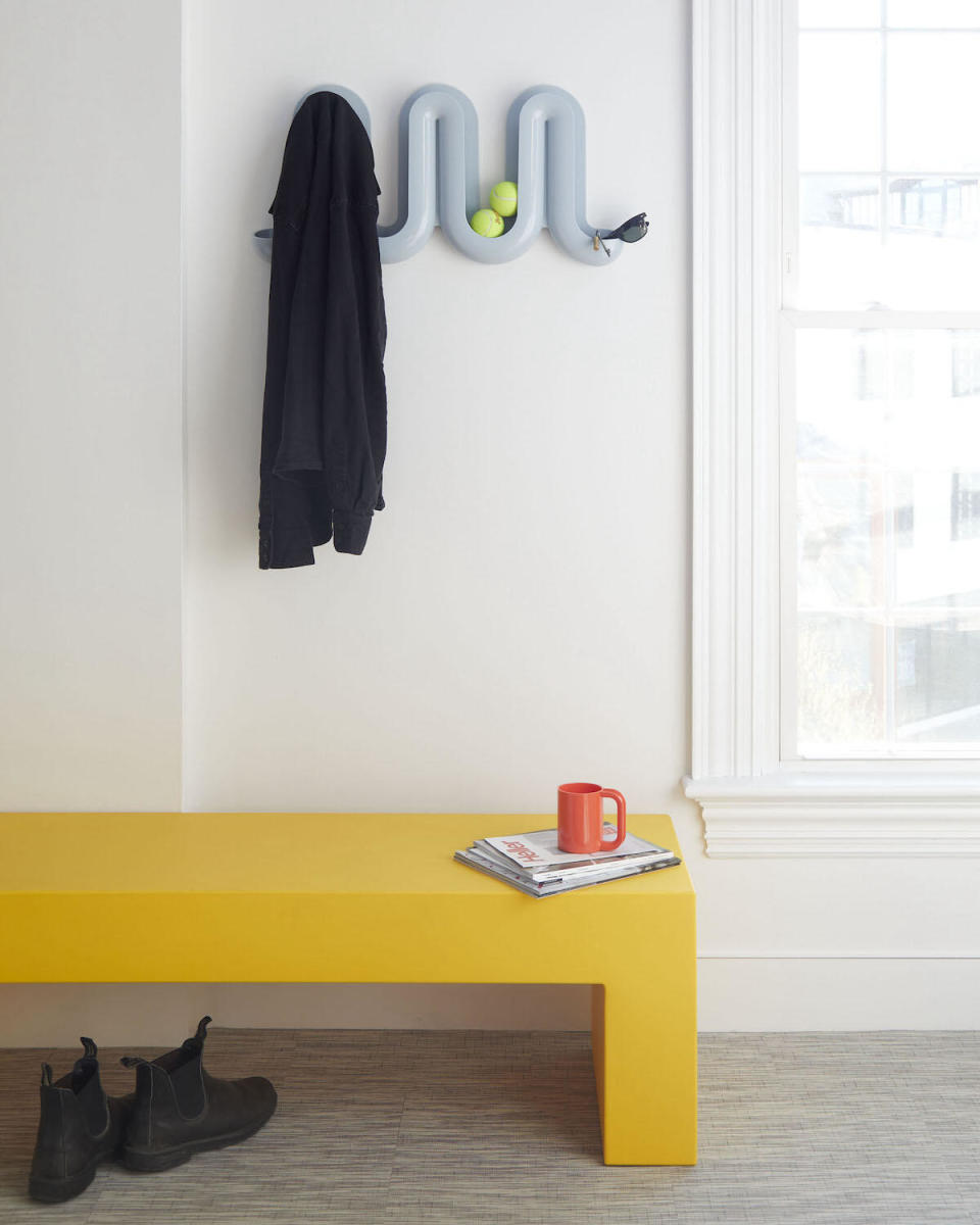 The Swell wall catchall in blue by Heller