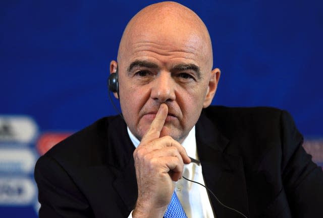 FIFA president Gianni Infantino