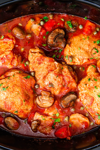 Slow-Cooker Chicken Cacciatore