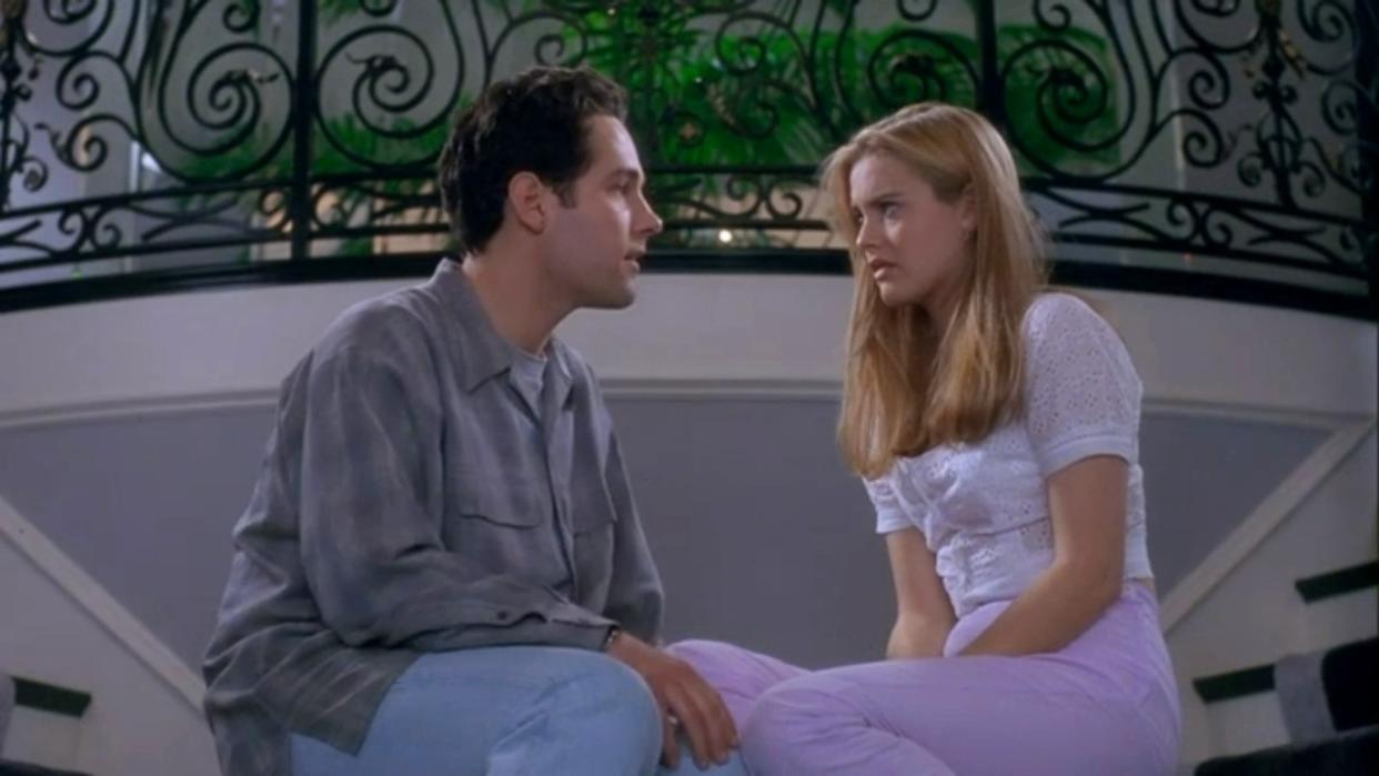  Paul Rudd and Alicia Silverstone as Josh and Cher in Clueless. 