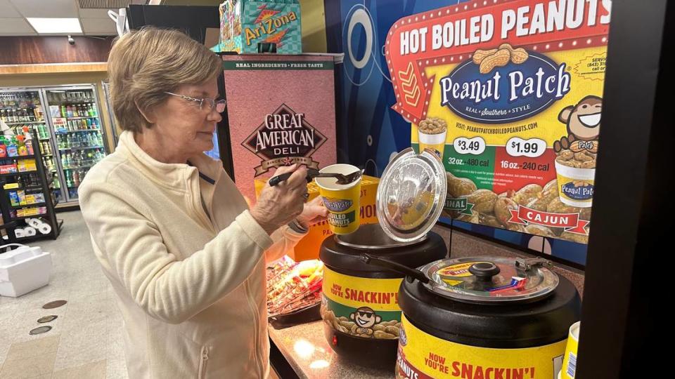 Beth Monette is a fan of Manatee Avenue Market-Gumbozilla at 5104 Manatee Ave. W., Bradenton. She likes the food offerings and occasionally picks up boiled peanuts as a snack.