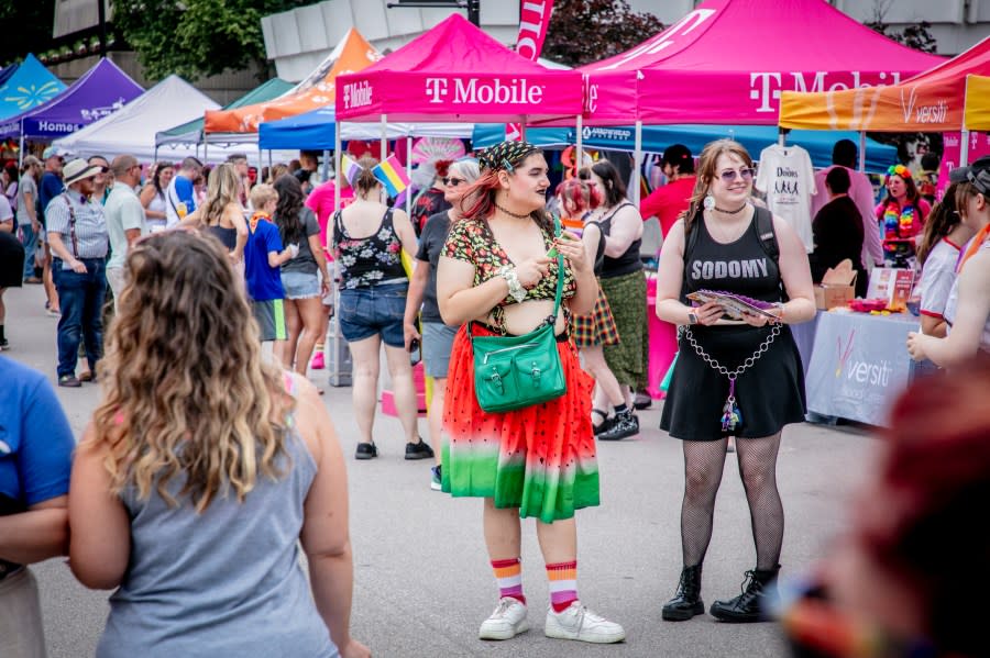 Grand Rapids Pride Festival on Saturday, June 22, 2024. (Michael Buck/WOOD TV8)