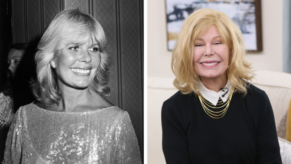 Loretta Swit in 1982 and 2019