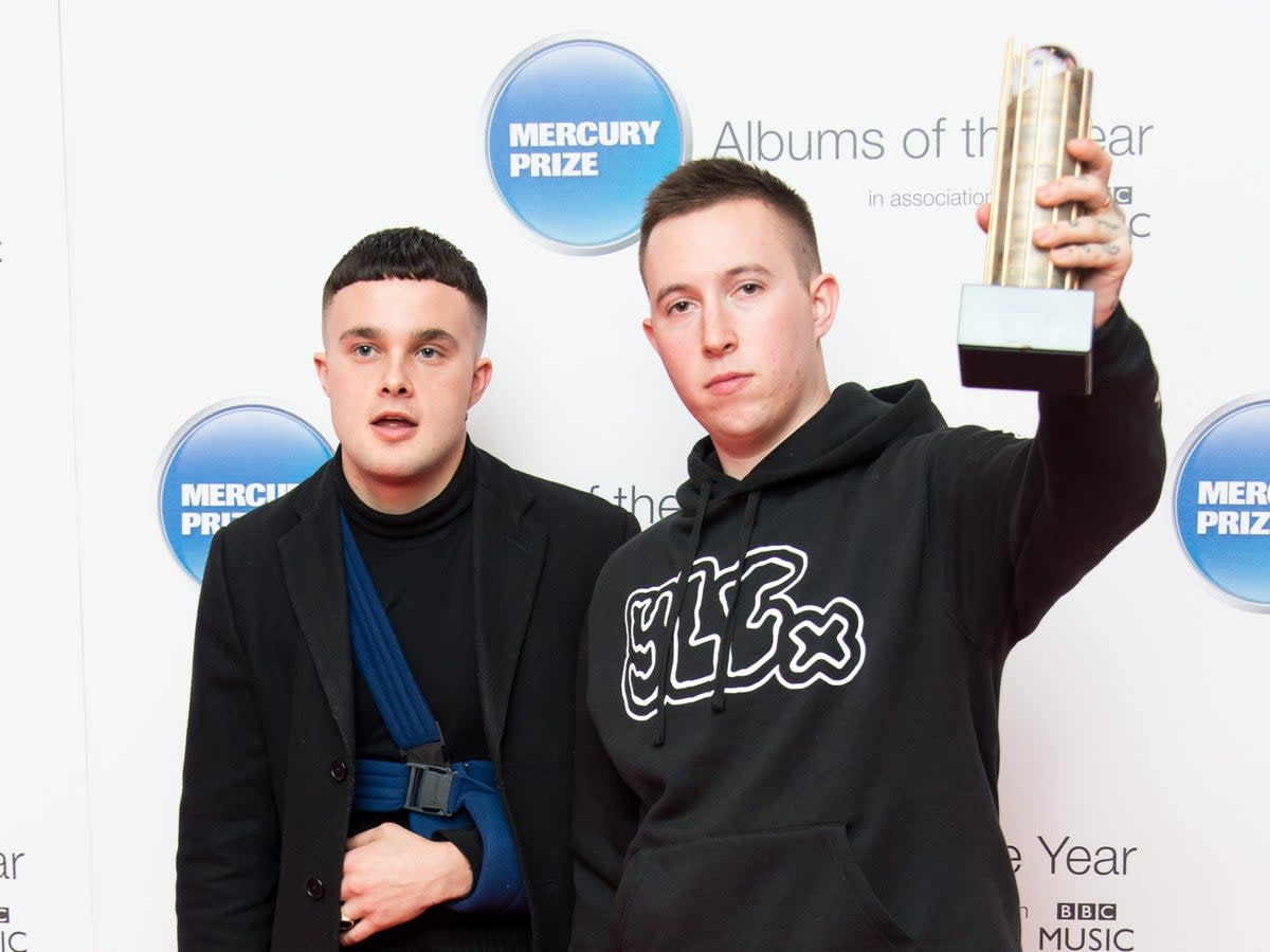 British band Slaves, consisting of (L-R) Isaac Holman and Laurie Vincent attend the Mercury Music Prize at BBC Broadcasting House on November 20, 2015 in London, England. (Photo by Ian Gavan/Getty Images) (Ian Gavan/Getty Images)