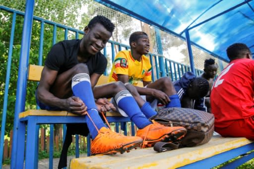 Many African players who come to Russia with promises of lucrative careers end up with their dreams shattered