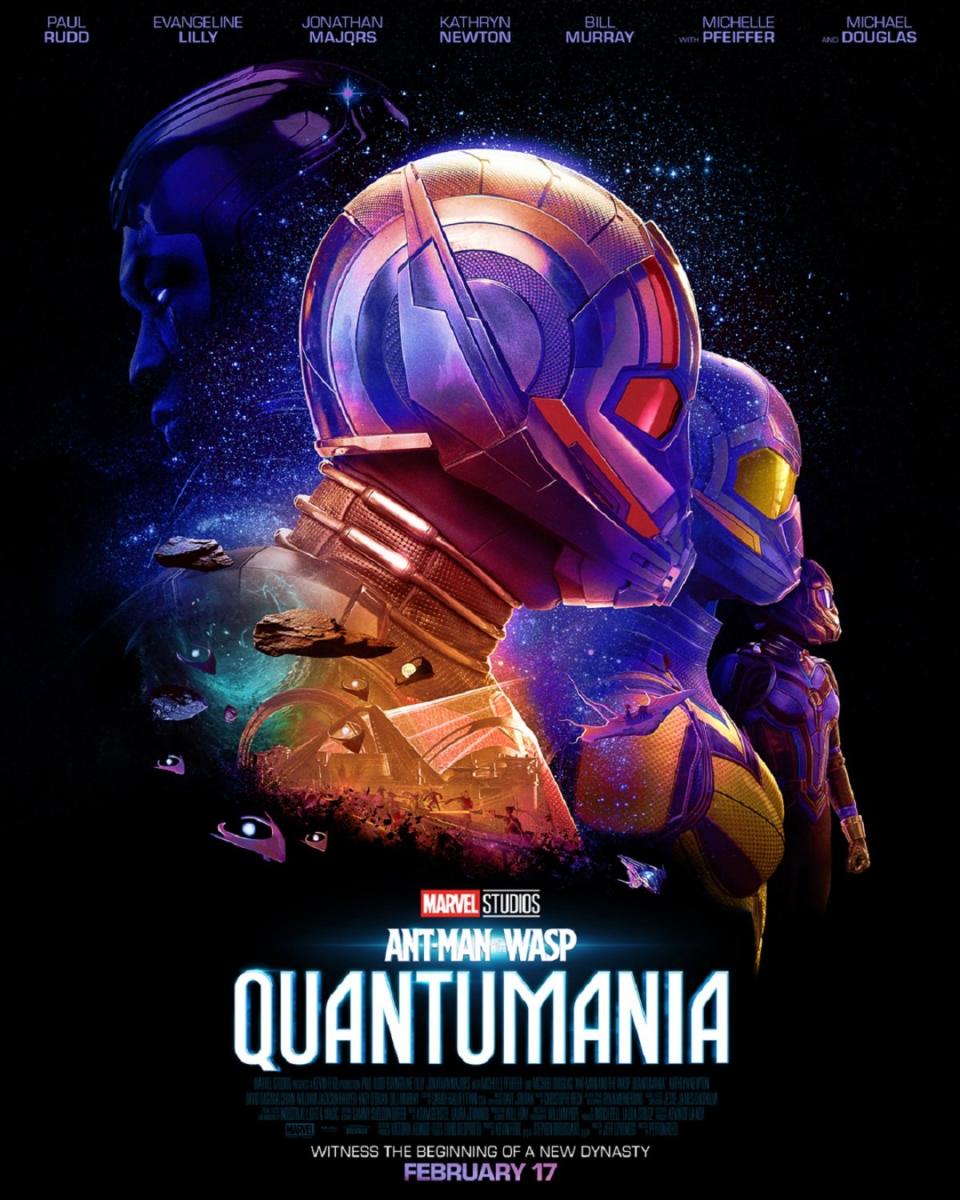 The poster for Ant-Man and the Wasp: Quantumania.