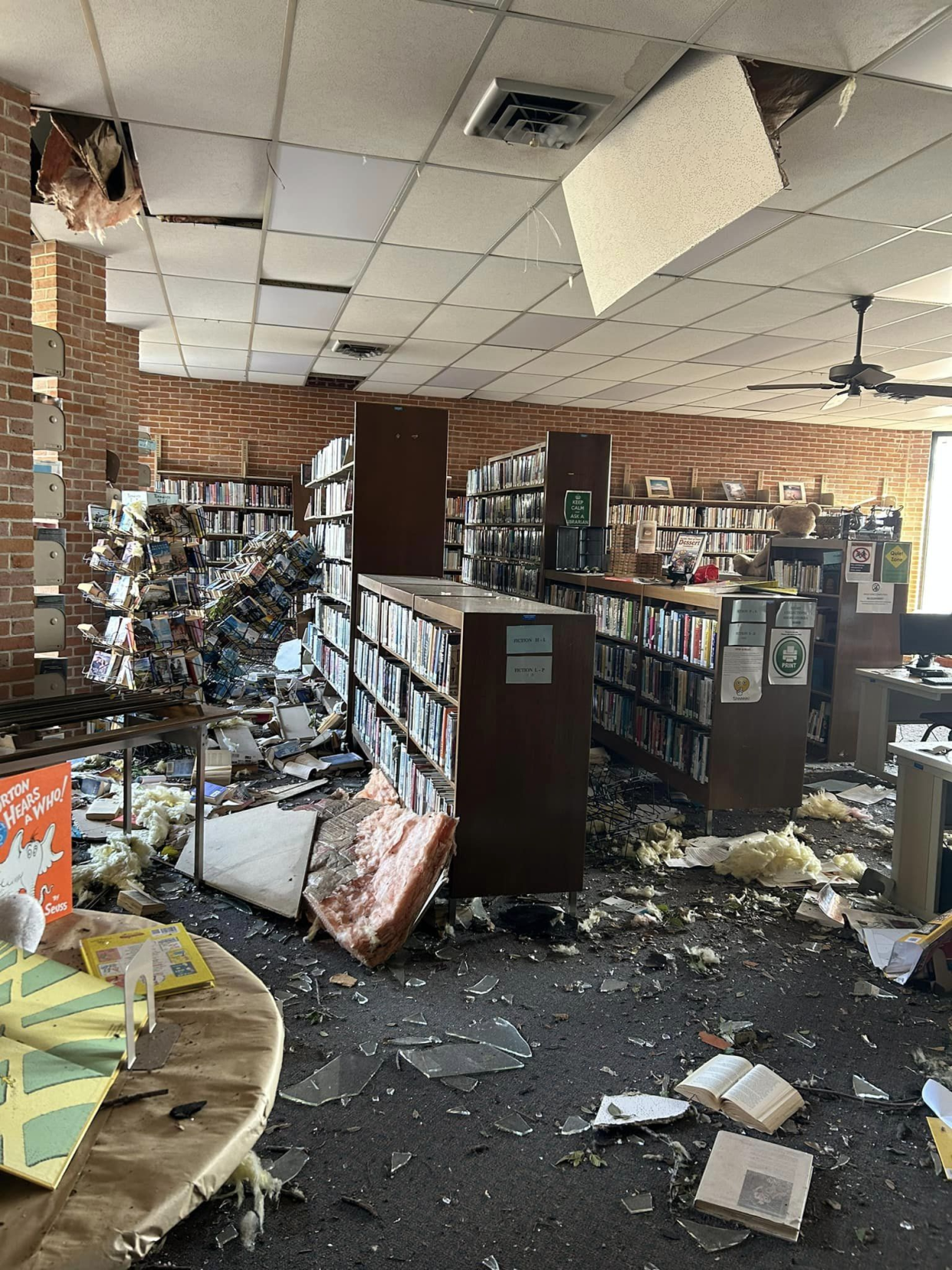 The Dover Public Library will hold a fundraiser June 28 for the Sharkey-Issaquena County Library in Rolling Fork, Mississippi. A tornado hit the library in March.