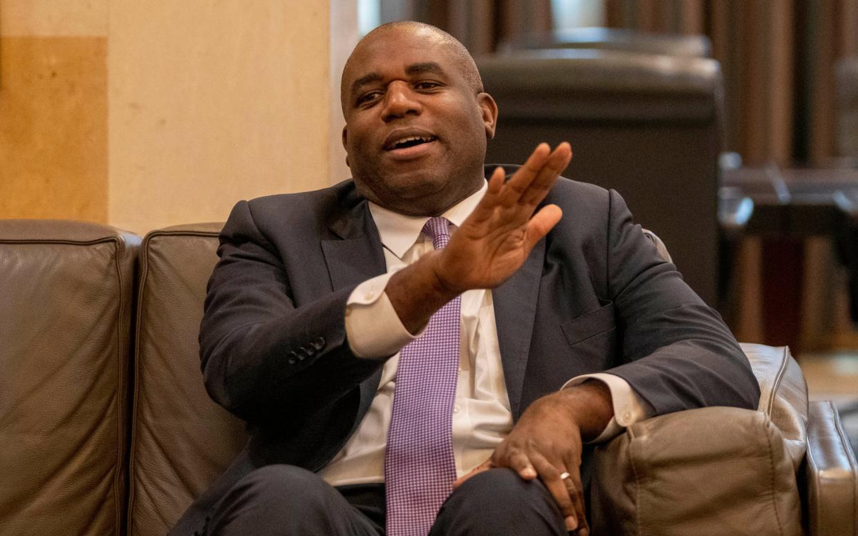 David Lammy, the shadow foreign secretary, says Labour would date the EU if they win the next election