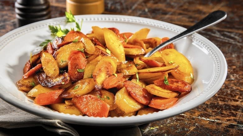 Parsnips and carrots with cumin