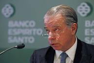 Banco Espirito Santo's CEO Ricardo Salgado announces the Portuguese bank's 2011 results during a news conference in Lisbon in this February 3, 2012 file photo. REUTERS/Jose Manuel Ribeiro/Files