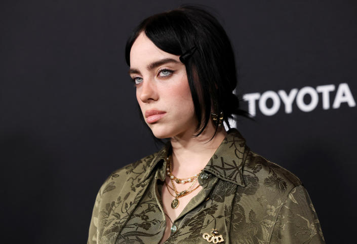 Billie Eilish attends the 32nd Annual EMA Awards Gala in Los Angeles, California, U.S., October 8, 2022. REUTERS/Mario Anzuoni