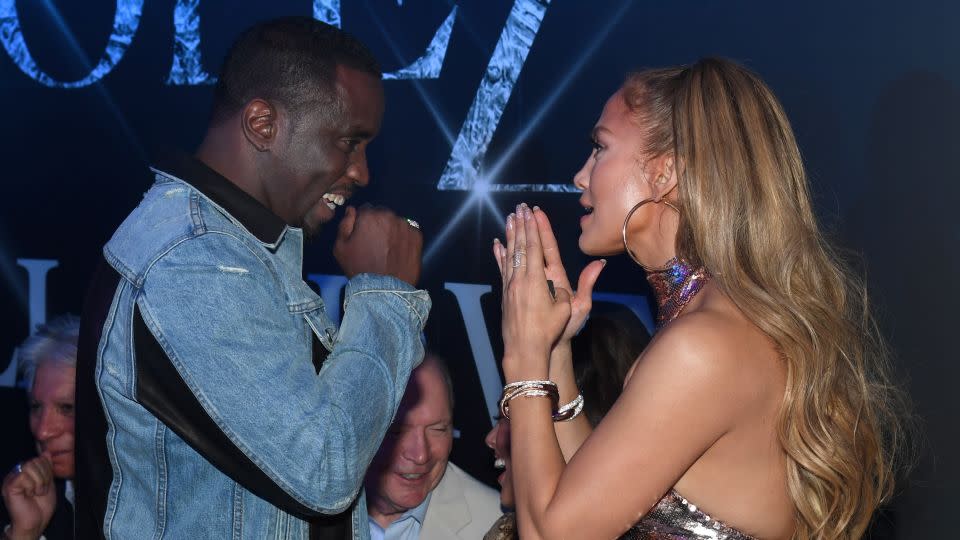 Sean Combs and Jennifer Lopez appear at Las Vegas event in 2018. - Ethan Miller/Getty Images for Caesars Entertainment