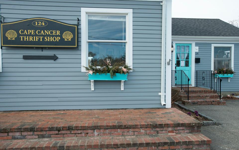 "It's perfect, we love it," said Cape Cancer Thrift Shop Director Ellen Poluzzi. The thrift shop, shown on Friday, is settling into its new building on Route 6A in Sandwich after its former building in West Barnstable was sold.