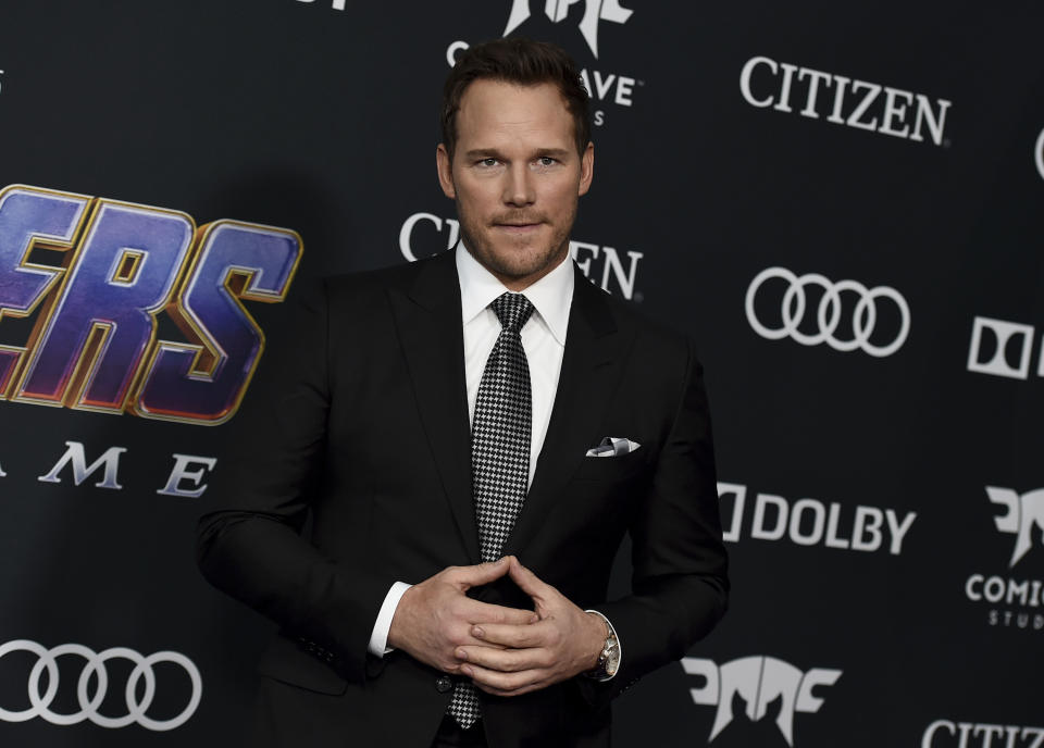 FILE - Chris Pratt arrives at the premiere of "Avengers: Endgame" on April 22, 2019, in Los Angeles. Pratt turns 43 on June 21. (Photo by Jordan Strauss/Invision/AP, File)