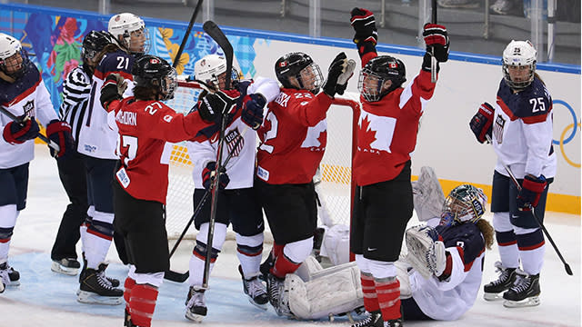 Elliott: Energized by a historic U.S-Canada rivalry, women's hockey  embraces its PWHL moment - Yahoo Sports