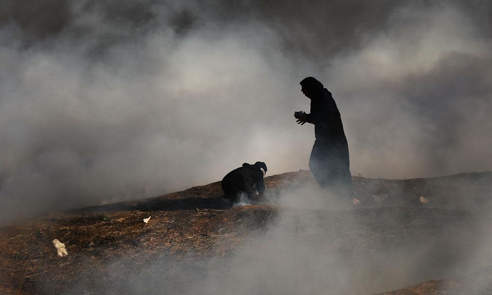 Gaza teargas