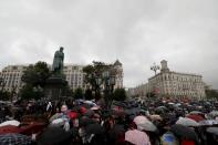 People protest against amendments to Russia's Constitution in Moscow