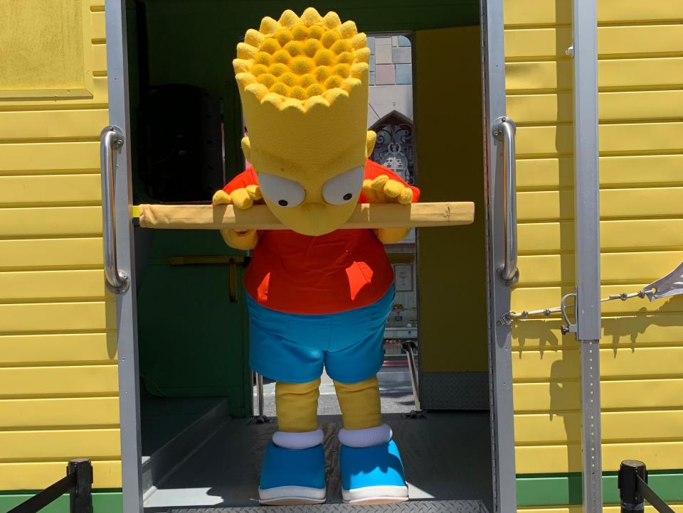 bart simpson at universal orlando