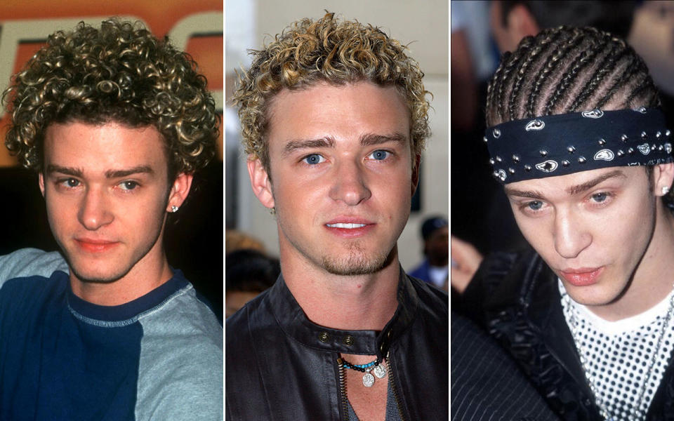 The blond fro, the supernoodles, the braids. (Credit: Getty/Rex/Twitter)