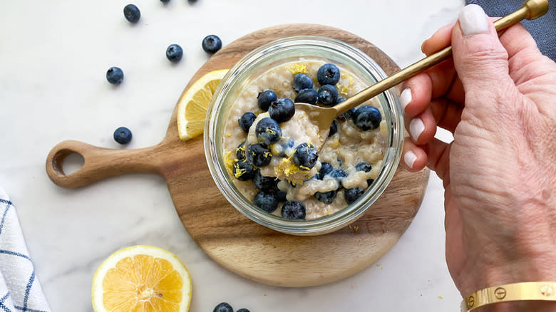 Blueberry-Lemon Tapioca Pudding