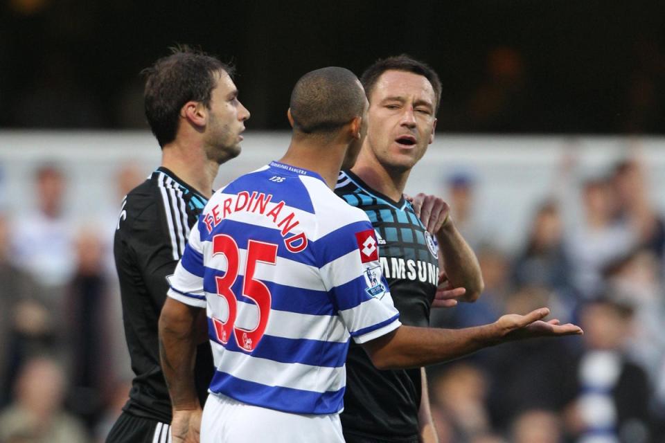 John Terry (right) was accused of racially abusing Anton Ferdinand in 2011 (PA Archive)