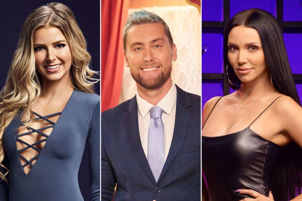 <p>getty (3)</p> From left: Ariana Madix, Lance Bass and Scheana Shay