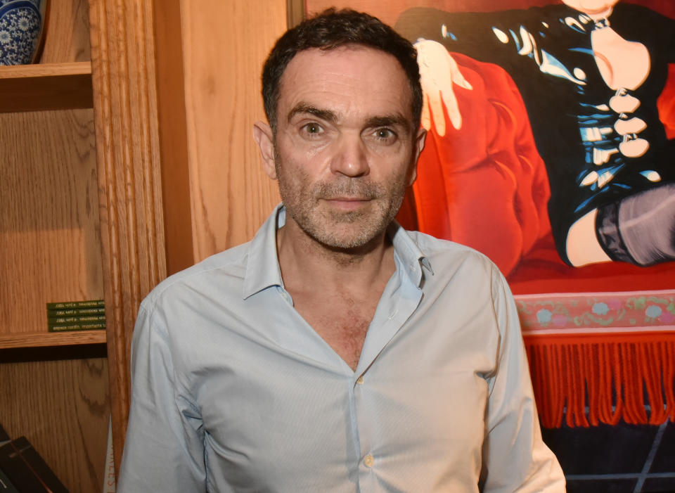 PARIS, FRANCE - DECEMBER 11:  Writer/TV chronicler Yann Moix attends Technikart Magazine Cocktail at Serpent A Plume on December 11, 2018 in Paris, France.  (Photo by Foc Kan/Getty Images)