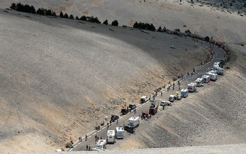 The Tour de France tackles Ventoux