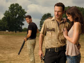 <p>Sure, Lori presumed that her husband was dead, and his best friend, Shane, had kept her and her son Carl alive, but, you know, a simple verbal thank-you would have been a sufficient show of gratitude. Instead, she slept with Shane, and then played him and (surprise, not dead!) Rick against each other, causing soapy drama, and getting preggers with Shane’s baby — whom Rick is now raising.<br><br>(Photo: AMC) </p>