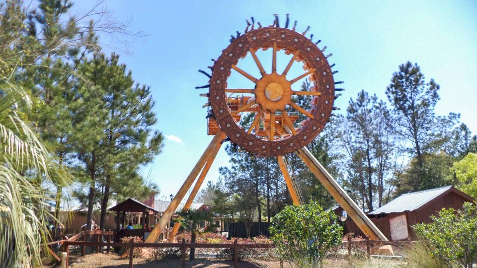 The Rattler at Wild Adventures Theme Park in Valdosta Georgia