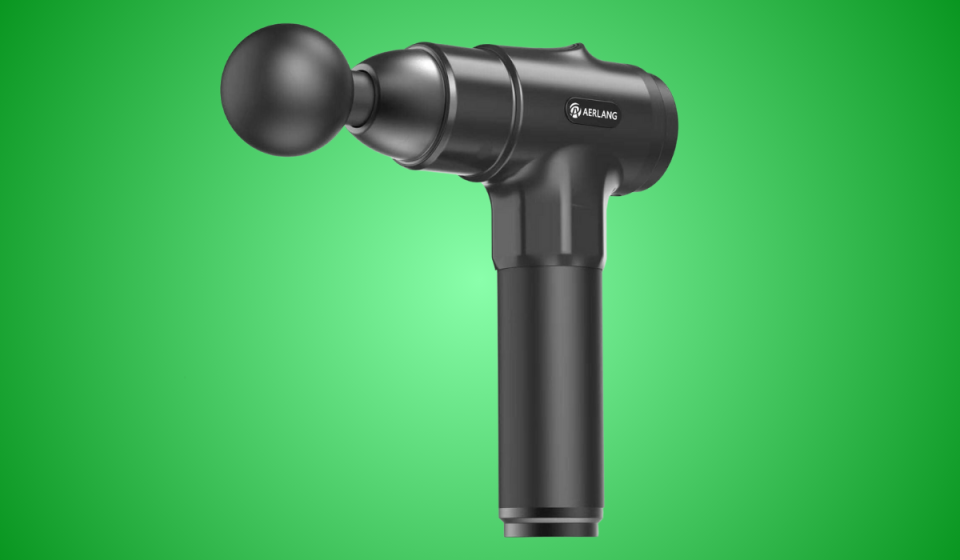 an aerlang massage gun