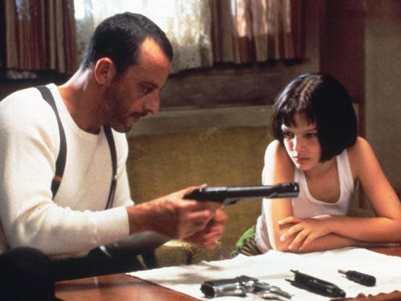 Reno alongside a 12-year old Natalie Portman in 'Leon' (Rex)