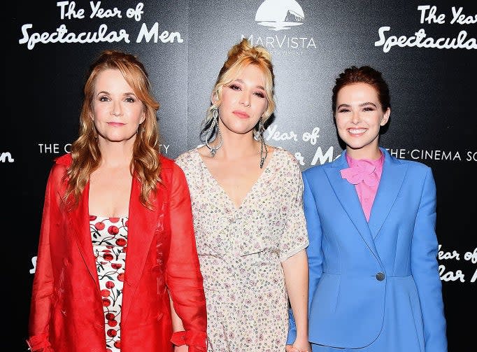 <div><p>"One of the things that I was always conscious of as a mother was to see them as people, not extensions of myself," Lea told <a href="https://www.instyle.com/celebrity/zoey-deutch-and-lea-thompson-interview" rel="nofollow noopener" target="_blank" data-ylk="slk:InStyle;elm:context_link;itc:0;sec:content-canvas" class="link ">InStyle</a>. "They are their own selves, their own souls. It's also really fun to spend time with them, artist to artist."</p></div><span> Nicholas Hunt / Getty Images</span>