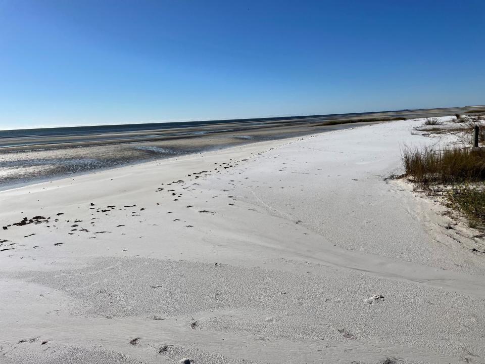 St. Teresa Beach, where soldiers trained during World War II. It officially became Camp Gordon Johnston in January, 1943, and was located in three areas: Carrabelle, Lanark Village, and St. Teresa Beach.