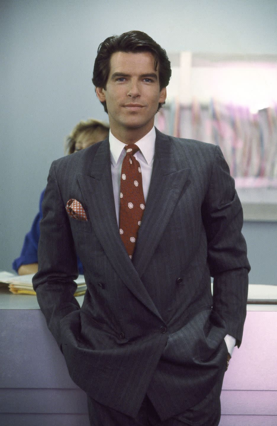 <p>From <em>Remington Steele</em> to <em>James Bond</em>, Pierce Brosnan's perfectly coiffed dark brown hair helped earned him a heartthrob status he's continued to hold for decades.</p>